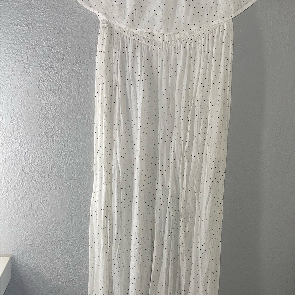 HYFVE White Jumpsuit with Black Dots